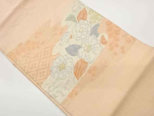 JAPANESE KIMONO / HANA PATTERN ORIGIDASHI NAGOYA OBI